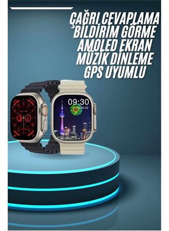 Akıllı Saat Çok Fonksiyonlu Uzun Pil Ömürlü Çağrı Cevaplayabilen Kol Saati