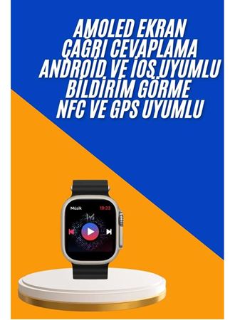 Akıllı Saat Çok Fonksiyonlu Unısex Sosyal Medya Girişli Bluetooth Bağlantılı