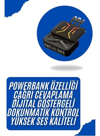 Gaming Bluetooth Kulaklık Dahili Powerbank Kablolu Düşük Gecikmeli Bluetooth 5.2