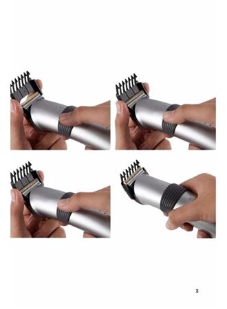 Yeni Nesil Profesyonel Şarjlı Saç Sakal Tıraş Makinesi Ayarlanabilir 4 Taraklı