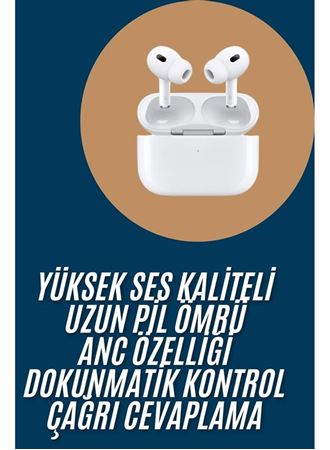 Yeni Nesil Pro Bluetooth Kulaklık Android ve İOS Uyumlu Dokunmatik Kontrol