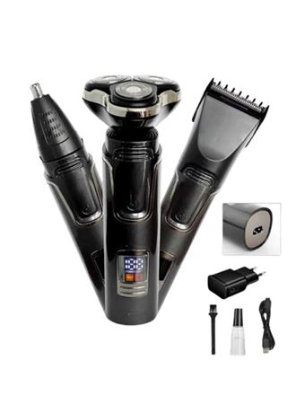 Yüksek Performanslı 3 Başlıklı Profesyonel Şarjlı Islak ve Kuru Kullanıma Uygun