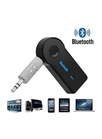 Yeni Nesil Bluetooth Aux Araç Kiti Siyah TV Tablet Telefon Araç Araba