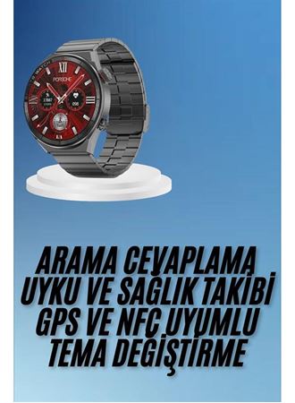 Çağrı Cevaplama Sesli Asistan Çoklu Dil Desteği 5.0 Bluetooth Akıllı Saat