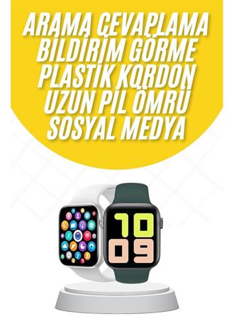 Akıllı Saat Uyku ve Sağlık Takibi Arama Cevaplama 44 MM Amoled Ekran