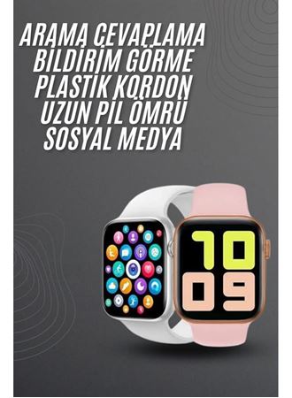Yeni Model Akıllı Saat Dokunmatik Ekran Unisex Amoled Ekran 44 mm