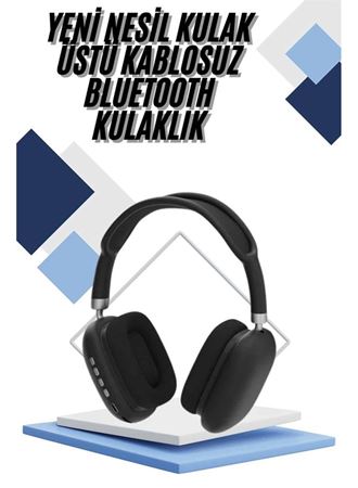 Yeni Nesil Bluetooth Kulaklık Kulak Üstü ANC Özelliği Yüksek Ses Kaliteli