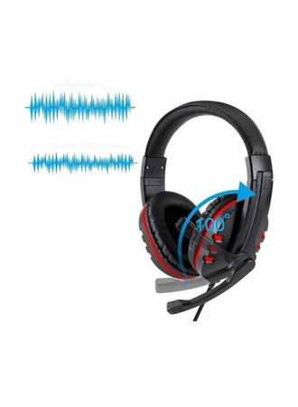 Oyuncu Kulaklığı Kulak Üstü Kablolu Gaming Kulaklık Mikrofonlu ANC Özelliği