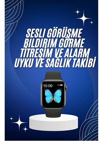 Arama Cevaplayabilen Akıllı Saat Bluetooth Bağlantılı Sosyal Medya Girişli