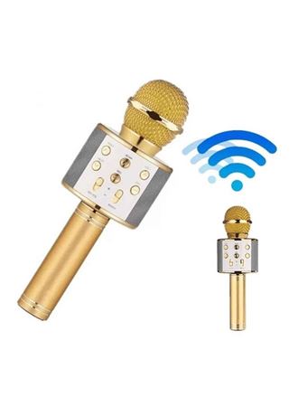 Bluetooth Hoparlör USB AUX SD Kart Kaoroke Mikrofon Uzun Pil Ömrü