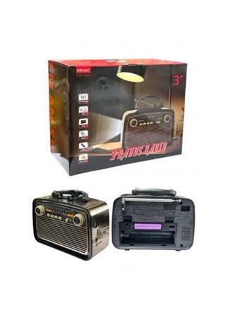 Müzik Kutusu Bluetooth Bağlantılı El Fenerli Nostaljik Tasarım Radyo