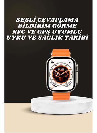Yeni Nesil Ultra Akıllı Saat Adımsayar Uyku Takibi Nabız Sensörü
