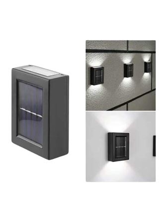 Solar Lamba Dekoratif Aplik Su Geçirmez Led Işıklı Duvar Lambası
