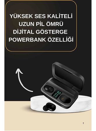 2025 Yeni Model Bluetooth Kulaklık Stereo TWS Kulaklık 5.0 Bluetooth Yüksek Ses Kaliteli