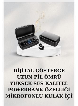Dijital Göstergeli Bluetooth Kulaklık Kablosuz TWS Stereo Bluetooth 5.0