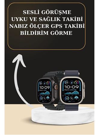 Akıllı Saat Sesli Görüşme Titreşimli GPS Bağlantısı Müzik Dinleme Sosyal Medya Bildirimleri