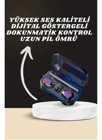 Yeni Nesil Akıllı Saat ve Bluetooth Kulaklık Kampanyası Dijital Göstergeli Powerbankli