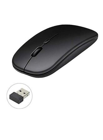 Kablosuz Mouse Fare Şarjlı Bluetooth Wireless Çift Modlu Sessiz