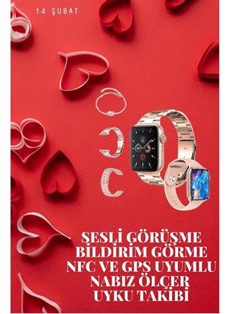 Sevgiliye Özel Yeni Nesil Akıllı Saat Çiftlere Özel Kampanya Çift Saatleri