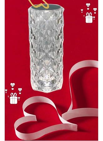 Sevgililer Günü İçin Hediye Kristal Lamba Sevgiliye Hediye USB Şarjlı Gece Lambası