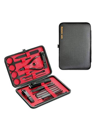 17 Parça Manikür Seti El ve Ayak Bakımı Törpü Cımbız Tırnak Temizleme