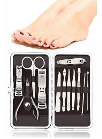 12 Parça El Ayak Temizleme Pense Kir Temizleme Aparatı Kaş Cımbızı