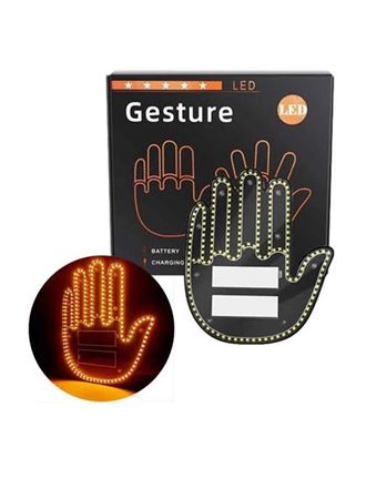 Led Işık El İşareti Araç Camı İçin Uzaktan Kumandalı