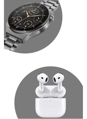 Akıllı Saat ve Kulaklık Seti Bildirim Görme Arama Cevaplama ANC Özelliği