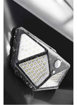 Güneş Enerjili Bahçe Aydınlatma Lambası Solar 100 Led Lamba