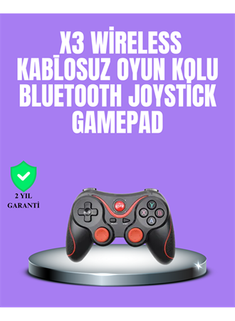Android Uyumlu Gamepad X3 Game Stick Oyun Kolu Bluetooth Bağlantılı