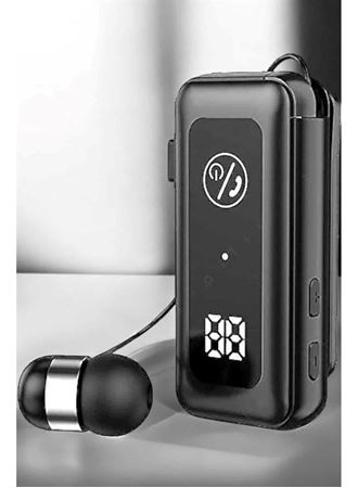 Kablolu Makaralı Bluetooth Kulaklık Uzun Pil Ömrü Dijital Göstergeli