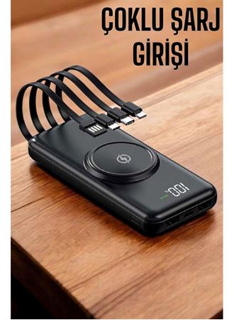 Powerbank Taşınabilir 10.000 Mah Hızlı Şarj Dijital Göstergeli