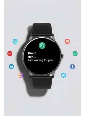 Akıllı Saat Çok Fonksiyonlu Sesli Görüşme NFC Uyumlu Amoled Ekran