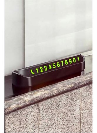 Numaralık Araç İçi Araba Araç Park Numaratör Telefon Numarası Yazma