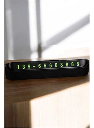 Araç İçi Numaratör Numaralık Torpido Üstü Açılır Kapanır Telefon Numarası Bırakma