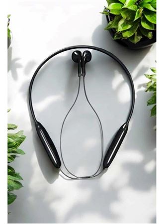 Kablolu Boyun Askılı Dijital Göstergeli Bluetooth Kulaklığı 60 Saat