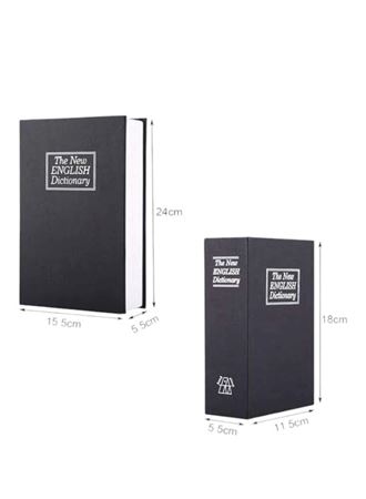 Büyük Boy Anahtarlı Kitap Görünümlü Gizli Kasa Çelik Kasa Altın Kasası