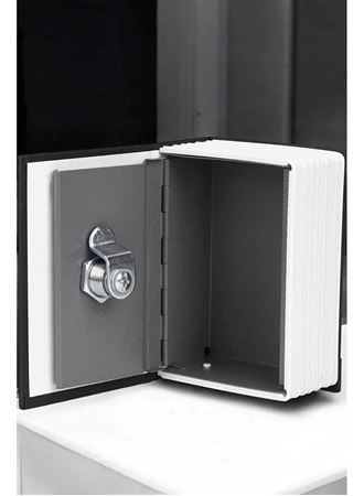 Gizli Kasa Kitap Görünümlü Anahtarlı Çelik Mini Kasa