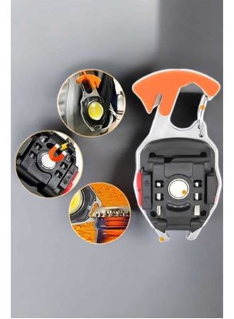 El Feneri Acil Işık Seti Tornavida Düdük Kapak Açma Kamp Lambası