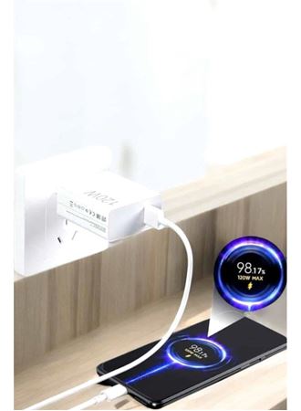 120W Şarj Aleti Type-C Uyumlu Turbo Şarj Aleti