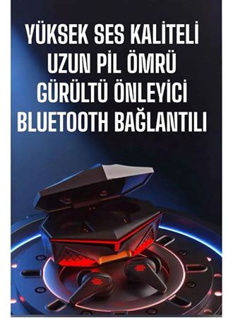 Yeni Nesil Oyuncu Kulaklığı Gürültü Önleyici Uzun Pil Ömrü Bluetooth Bağlantılı