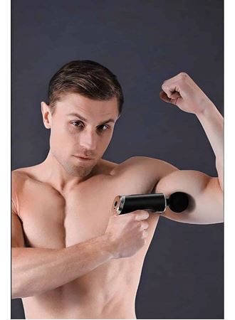 4 Başlıklı Darbeli Şarjlı Masaj Aleti Tabancası Kablosuz
