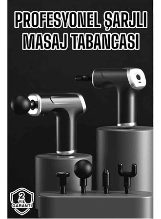 Masaj Aleti Masaj Tabancası Darbeli Şarjlı Kas Ve Vücut Ağrıları İçin