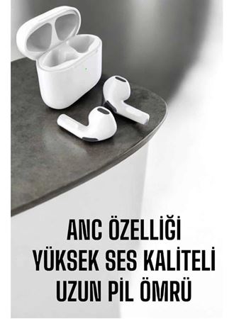 Yeni Nesil Pro Bluetooth Kulaklık Uzun Pil Ömrü Beyaz
