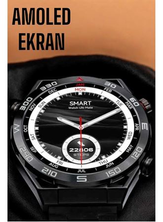 Akıllı Saat Yeni Nesil 2024 Model Metal Kordonlu Bluetooth Bağlantılı