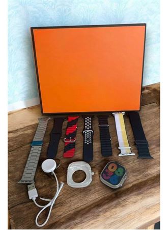 Akıllı Saat 7 Farklı Kordonlu Arama Cevaplayan Bildirim GPS Özelliği