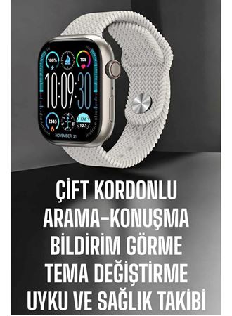 Yeni Nesil Akıllı Saat Arama Cevaplama GPS Takibi Adımsayar NFC Özelliği