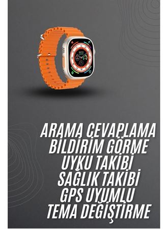 Akıllı Saat Arama Cevaplayan Bildirim Görme Yeni Nesil Bluetooth Bağlantılı