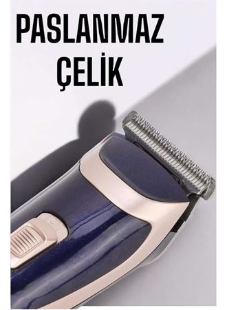 Profesyonel Şarjlı Saç ve Sakal Traş Makinesi Kolay Kullanım