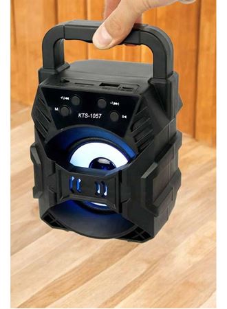 Işıklı Bluetooth Hoparlör Müzik ve Renkli Işık Taşınabiilir